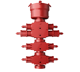 13 5/8-15000PSI<br>高抗硫防噴器組<br>（2FZ35-105閘板防噴器、FH35-70/105環(huán)形防噴器）
